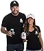 Ann Arbor T-shirt Co. Mr. & Mrs. | Matching Newlywed Wedding Baseball Caps and Beer Holder (Coolie)