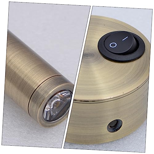 Lampe murale LED TEHAUX réglable 3w : applique liseuse en aluminium chic