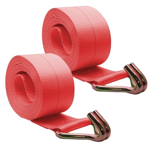 Correas de amarre WLL 5500 libras con ganchos dobles en J Boxer