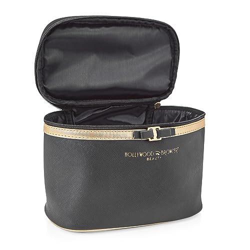Hollywood Browzer Beauty Classic Vanity Beauty Case Black (Vegan) - Image 4