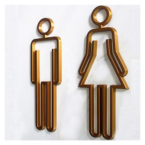 Panneau de Toilettes en Acrylique Haute Qualité pour Signalétique de Portes Intérieures