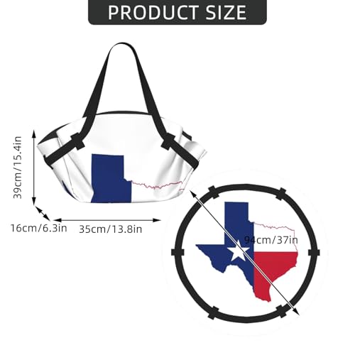 Sac de voyage pliable imperméable Texas pour camping, parc et plage - 4