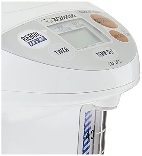 Zojirushi Micom Water Boiler and Warmer, 169 oz/5.0 L, White - Thumbnail 5