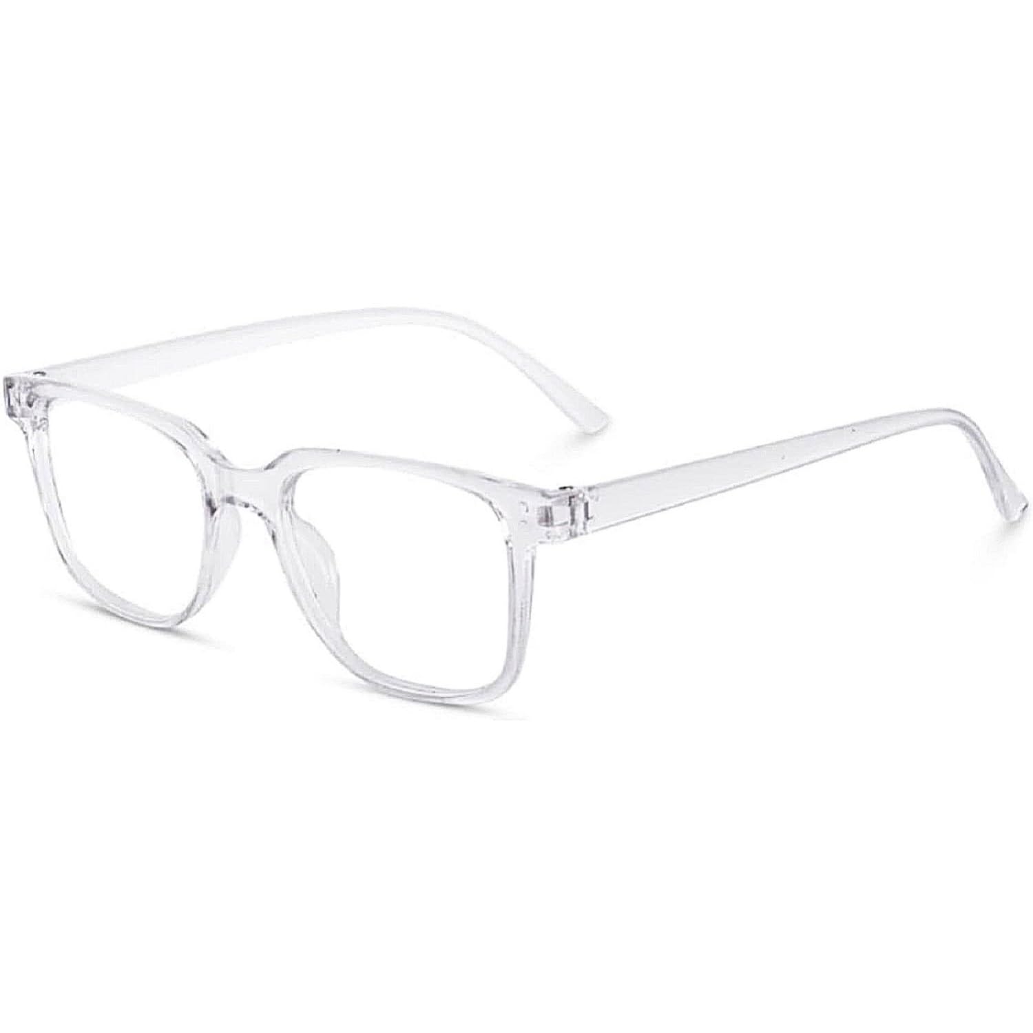 IFLASH Blue Light Blocking Blue Cut Zero Power anti-glare Retro Square Eyeglasses,Stylish Frame for Eye Protection from UV by Computer/Tablet/Laptop/Mobile (clear) (B0CKFF7PHL) Amazon Price History, Amazon Price Tracker
