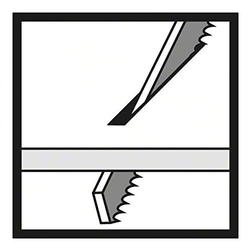 Lame Per Seghetto Alternativo Bosch Professional T 101 BR - 5 Pezzi, Per Legno Tenero, Taglio Dritto