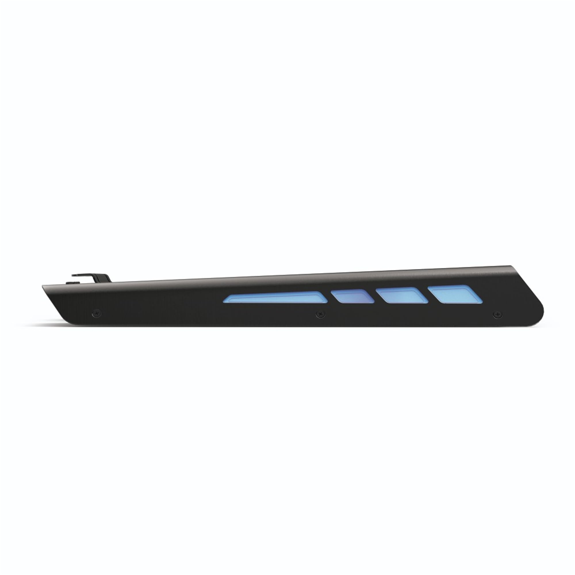 uRage Gaming-Notebook-Kühler Freezer 600 Metal, 4 leistungsstarke Lüfter, LED-Beleuchtung, für Notebooks bis 17,3'', Oberfläche aus Metall, Aluminiumgehäuse, rutschfest, schwarz