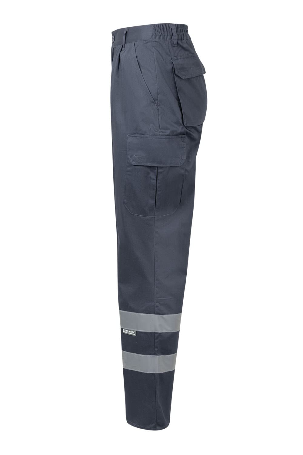 VELILLA 159; Pantalón con Cintas Multibolsillos; Color Gris; Talla 2XL