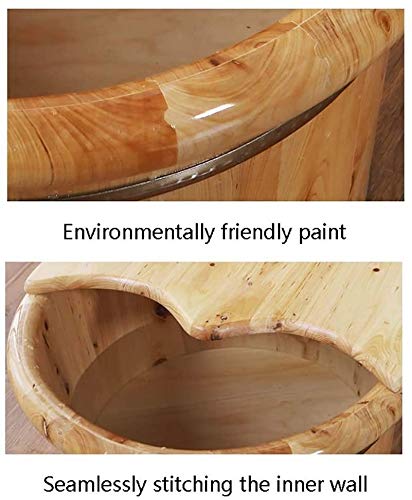 Bañera de pies de madera para hogar y spa miniatura 2