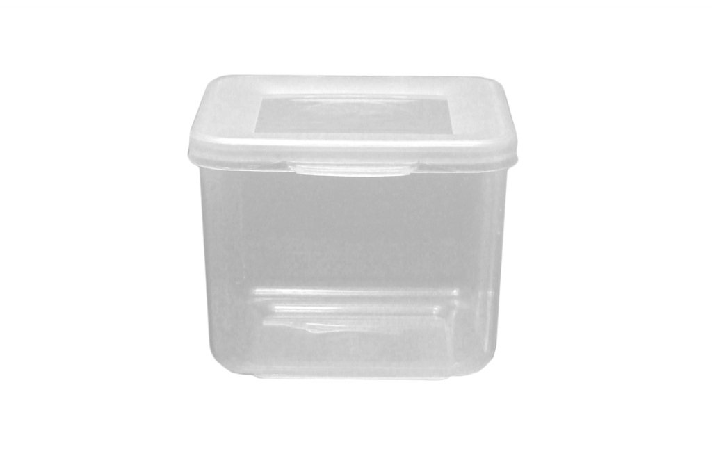 Beaufort Food Container Square Hinged Lid 300Ml Clear