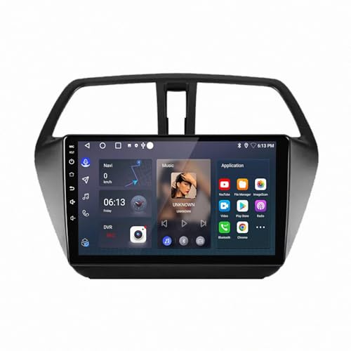 Autoradio Carplay inalámbrico para Suzuki SX4 2006-2013 y Peugeot 108 con Bluetooth