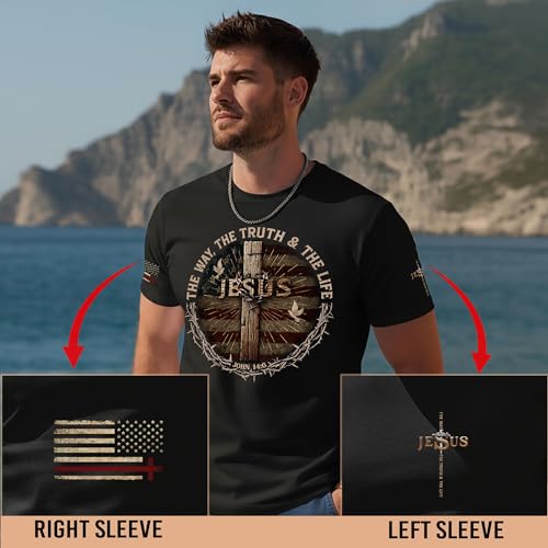 I Can't But I Know A Guy Shirt, Cross Shirt, Christian Shirts for Men, Jesus Tshirt, Religious Shirts for Men3