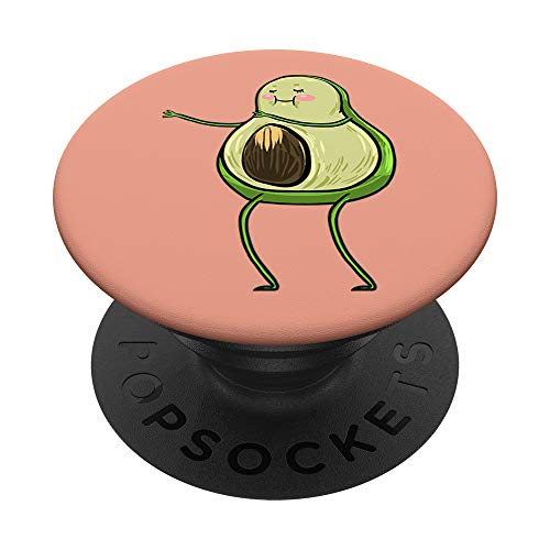 Left Avocado Hug Funny Fruit Matching Best Friend Gift PopSockets PopGrip: Agarre intercambiable para Teléfonos y Tabletas