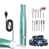Nail Drills for Acrylic Nails - Electric Nail File with LED Light- USB Portable Acrylic Nail Kit for