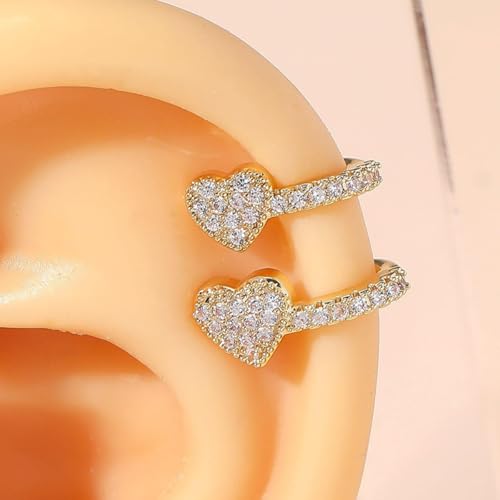 Image of Ear Cuffs Non Piercing Chunky Ear Cuff Earrings for Women Non Tarnish Clip on Cartilage Earrings Trendy Jewelry No Pierced Ears Fake Earring Set Fashion Accessories Jewelry Birthday Gifts