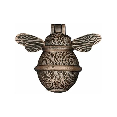 Brass Bee Door Knocker in Antique Copper Cover