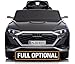 Auto Elettrica per Bambini Audi SQ8 etron Sportback Macchina con Licenza Ufficiale 12V Due Potenti Motori Telecomando Parentale Cintura di Sicurezza 5 Punti Porte Apribili Luci LED Musica MP3 Nero