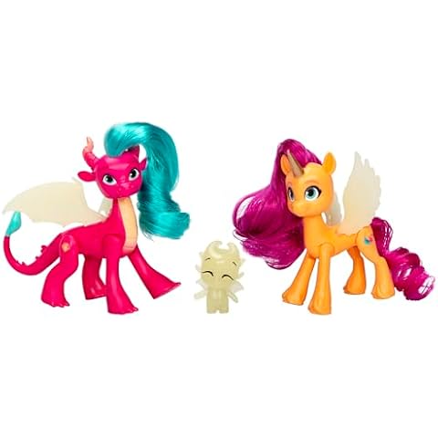 My Little Pony: Tell Your Tale Dragon Light Reveal, 3 Glow in The Dark Dolls, 3-Inch Scale Toys for Girls and Boys Ages 4+ Cover