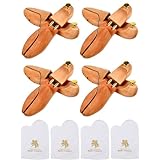 [アールアンドケイズカンパニー] シューキーパー 木製 メンズ シューツリー シュートリー シューズキーパー 革靴 形崩れ防止 シワ伸ばし 靴磨きクロス付き (4, 26.0~27.0 cm)