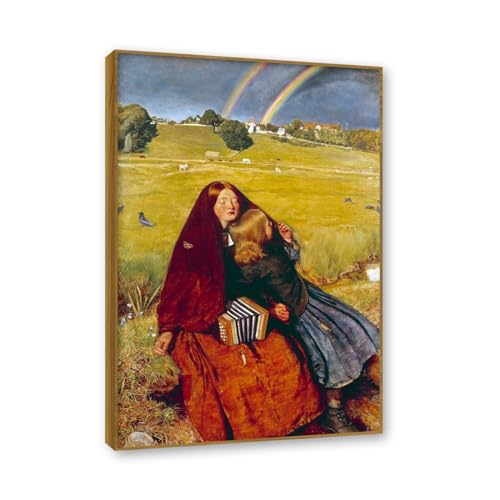 Tableau d'art de mur La Fille Aveugle Millais toile premium