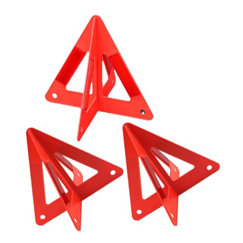Triangle avertissement urgence pour voiture : pack 3 pièces visibilité route en cas de panne