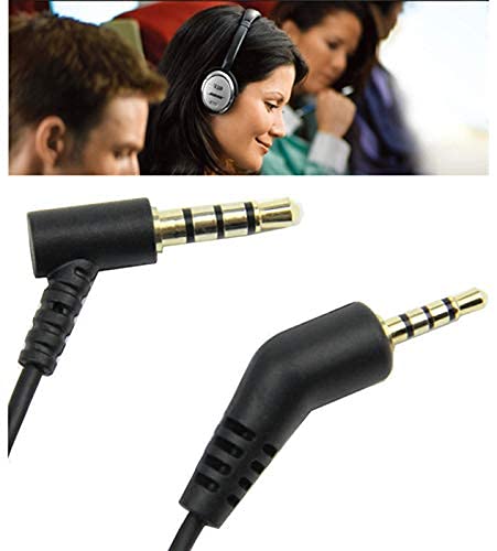 Koffmon Qc3 Cord Replacement Mic Volume Control Cable Compatible With Bose Quietcomfort 3 Qc 3 Acoustic Noise Cancelling Headphones #TOP5