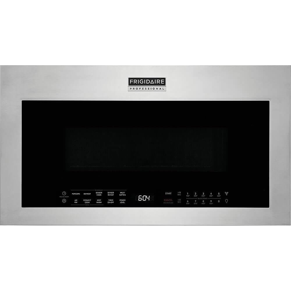 Professional 30 in. 1.9 cu. ft. Over-The-Range Microwave in Stainless Steel with Vent and Air Fry
