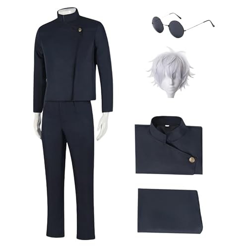 IMDAET Anime Cosplay Costume for Jujutsu Satoru Costume Costume Uniform for Men Halloween Party