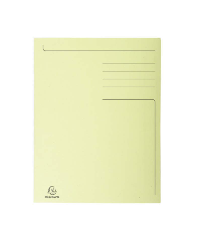 Exacompta 50 bedruckte feste Mappen Forever® Blauer Engel gelb