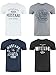 Produktbild MUSTANG Herren T-Shirt 4er Pack Frontprint O-Neck Rundhalsausschnitt Kurzarm Regular Tee Shirt 100% Baumwolle Schwarz Weiß Grau Blau Grün, Größe:L, Farbe:Farbmix (P13)