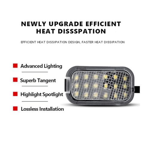 Lámpara LED para espejo lateral Chevy Silverado 2011-2014, Pack de 2 miniatura 2