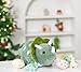 Karister Plush Dinosaur Stuffed Animals,Plush Toy for Girls and Boys,A Mommy Dinosaur with 3 Baby Dinosaurs,Triceratops, Stegosaurus and Diplodocus Gifts for Kids,Small Dino Plushies,17.6 Inch,Green
