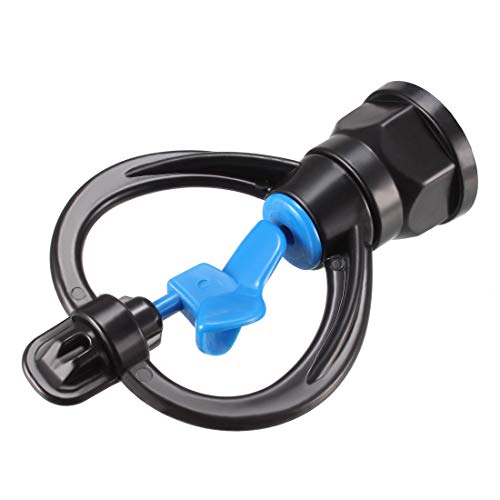 Uxcell Butterfly Rotating Sprinkler, Plastic Atomizing Micro Nozzle For Garden Irrigation, 5 Pcs (Blue) #TOP2