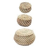 Materiales naturales y tejido manual: Elaboradas con mimbre y , estas cestas combinan resistencia y ligereza, aportando un toque cálido y rústico que mejora la decoración y ofrece una experiencia cómoda al mover y utilizar pieza