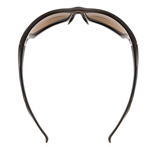 Image of Eyekepper Bifocal Sunglasses for Women Men, Rectangular Frame | Outdoor Sports Bifocal Reading Sunglass, with Readers Built in, Mens Tinted Sun Reader Bifocals, Ladies Cheater,Wrap Half Rim