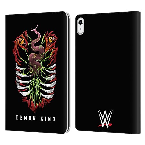 Head Case Designs Officially Licensed WWE Demon King Finn Balor Leather Book Wallet Case Cover Compatible with Apple iPad 10.9 (2022)