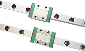 TEN-HIGH Linear Rail, 2pcs CNC Parts MR12 MGN12 Miniature Linear Guide Rail Way Slide 650mm+2pcs MGN12H Slider Miniature Linear Motion Guide Way