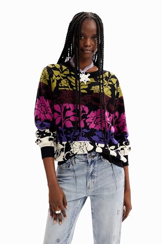Desigual Women's Floral Jacquard Pullover