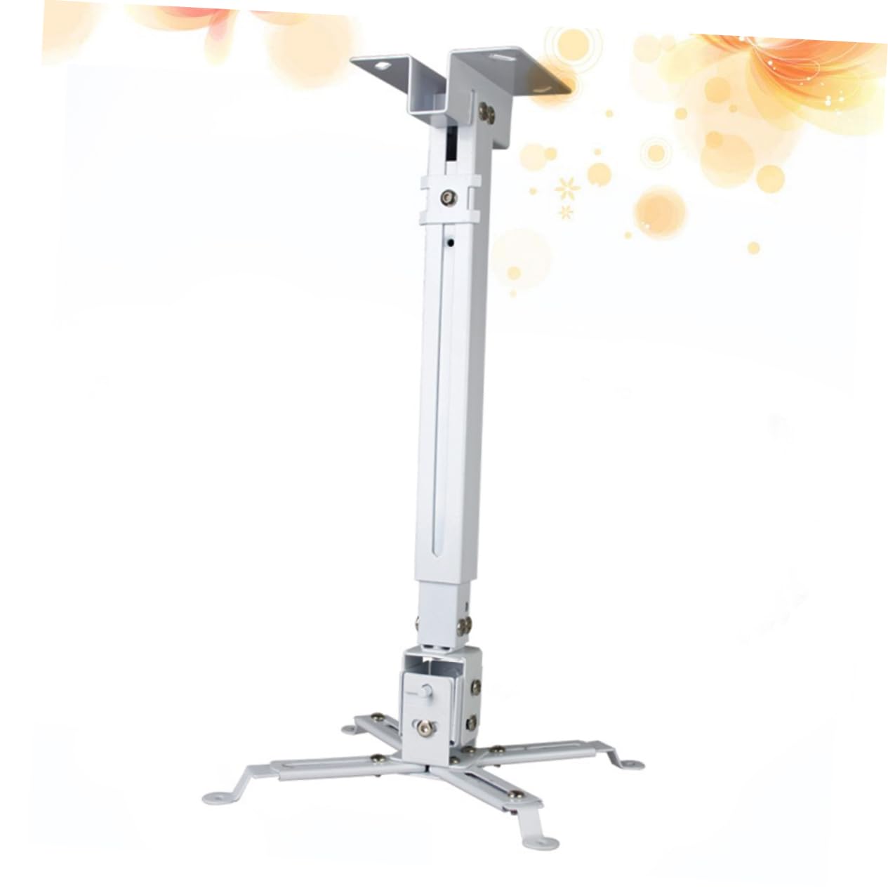 Gadpiparty 15kg Supporto Proiettore Da Soffitto Regolabile Carico Staffa Per Proiettore Compatibile La Maggior Dei Modelli in Bianco