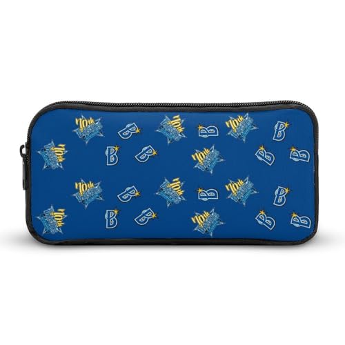 横浜DeNAベイスターズ文具ケース ペンケース 収納グッズ 筆箱 ペンバッグ 筆入れ 多機能 学用品収納 大容量軽量 伸縮性が良く、繰り返し使用可能 傷防止 防汚 掃除が簡単 いろいろな文房具を収納 オフィス小物 コスメバッグとして 男女兼用 携帯便利