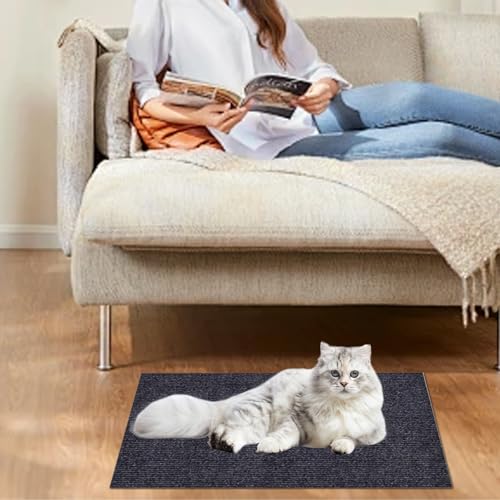 Tapis à griffer adhésif ajustable pour chaton avec fixation murale renforcée - 3