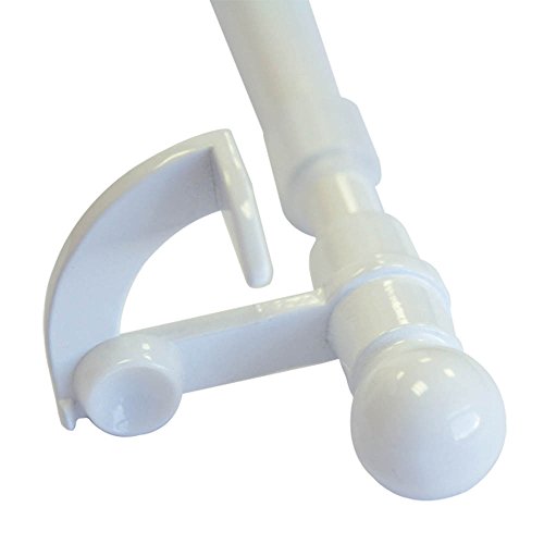 Trim&Tram 5702/010 C9 Tringle Extensible Fenêtre Blanc 40 à 60 cm