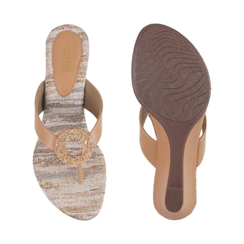 Image of Metro Women Wedge Heel Fashion Sandal