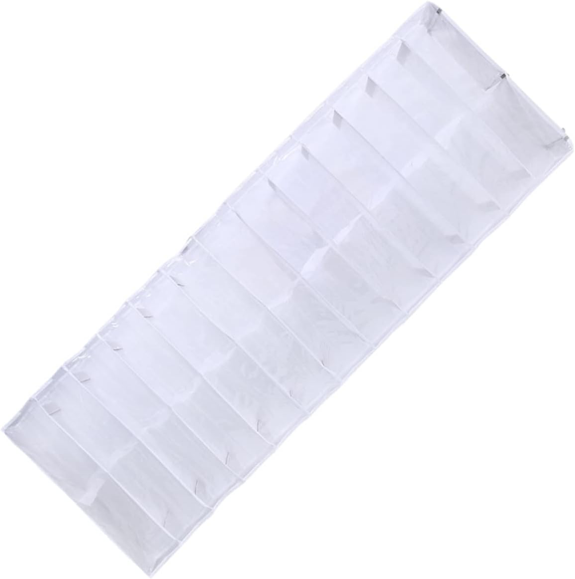 Large Pocket Over Door Shoe Organizer with Hook Shelf Hanging Closet Storage Rack Space Saving White Shoe Rack for Bedroom Dorm Apartment and Small Spaces