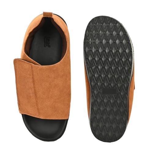 Image of Comfy-Pro Buddy Diabetic Sandal - 1 Strap Open Toe Sandal for Diabetic Foot Relief - Ideal for Burning Sensation & Loss of Sensation - Comfortable & Supportive Footwear