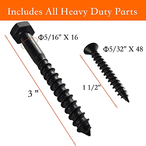 Tafeida 4X4 Post Base 4 Pcs. Black Powder Coated 4X4 Post Bracket & Anchor Post Base. Post Base With All Installation Accessories. 4X4 Post Base Upgrade Fence Post Anchor Used For Deck And Fences #TOP3