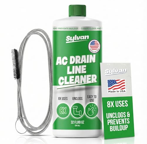 Sylvan AC Drain Line Cleaner | Free XXL Drain...