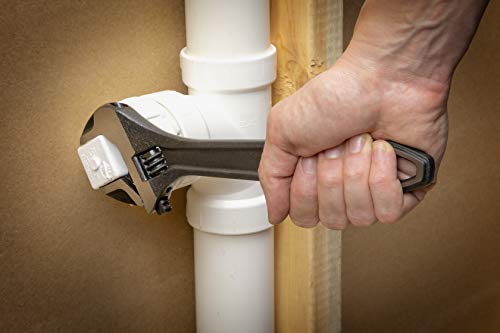 Sata 10-Inch Professional Extra Wide Jaw Adjustable Wrench With Forged Alloy Steel Body And A Chrome Plated Finish - St47124 #TOP4