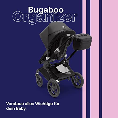 Bugaboo Kinderwagen Organizer-Tasche mit leicht zugänglichen Fächern. Praktisches Accessoire für alle Baby-Essentials in Midnight Black