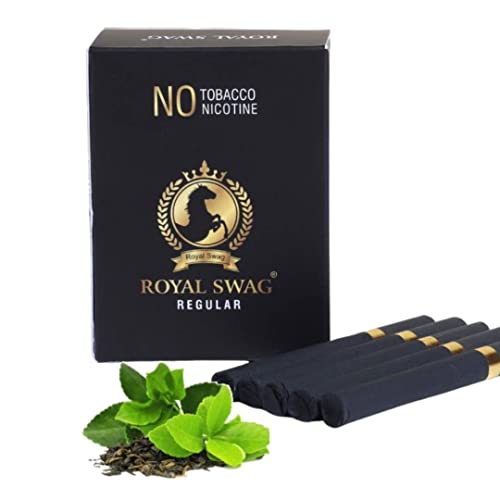 Royal-Swag-Ayurvedic-Herbal-Cigarettes-100-Tobacco-Free-100-Nicotine-Free-Regular-Flavour-20-Sticks-Non-Addictive-Helps-To-Quit-Smoking-Smoking-Cessation-Pack-Of-20