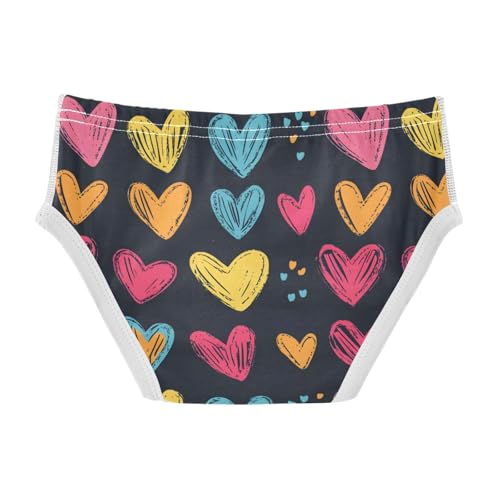 Colorful Heart Valentine Toddler Boy's Underwear 2T 202c00952